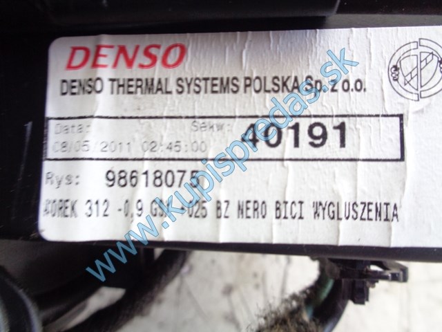 ventilátor kúrenia na ford ka, 98618075