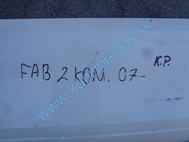 zadný nárazník na škodu fábiu II kombi, 5J9807431
