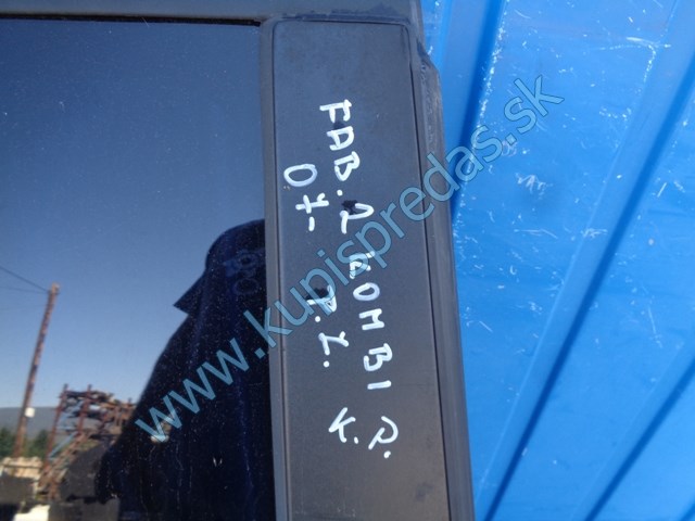 pravé zadné dvere na škodu fábiu II, kombi, 