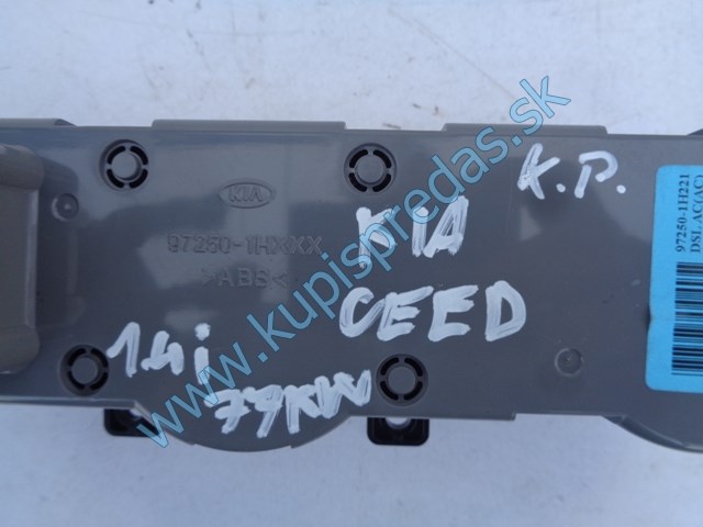 panel na klimatizáciu na kiu ceed I, lift, 97250-1H221