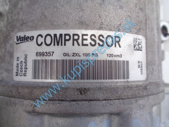 kompresor klimatizácie na vw volkswagen golf VI, 699357 