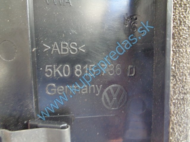 vypínač na výstražné smerovky na vw volkswagen golf VI, 5K0858089D