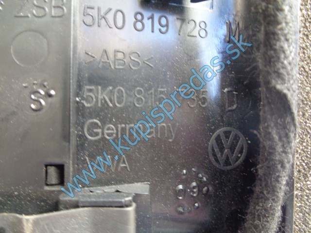 vypínač na výstražné smerovky na vw volkswagen golf VI, 5K0858089D