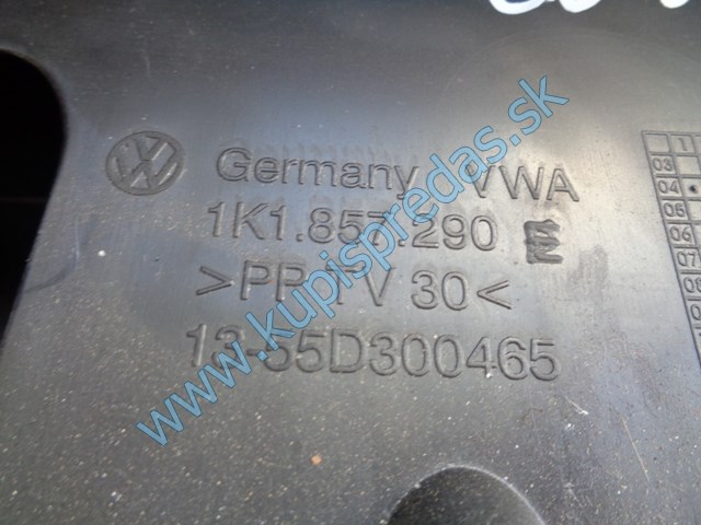 kastlík na vw volkswagen golf VI, 1K1857290E