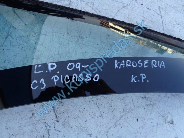 ľavé predné sklo do karosérie na citroen c3 picasso, 