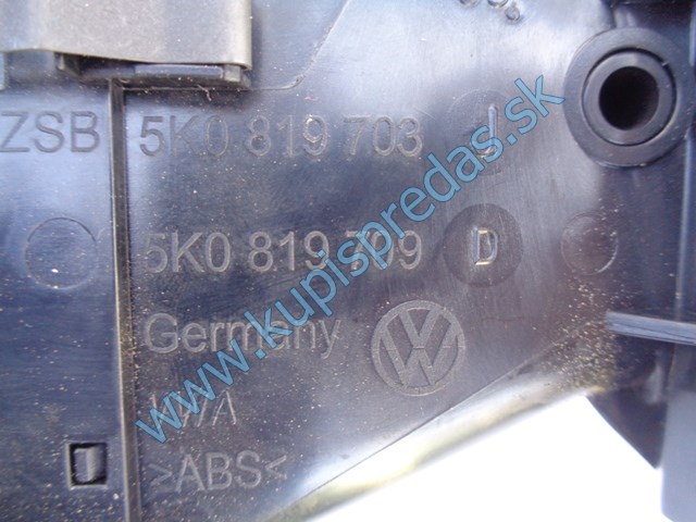 ľavý predný výduch kúrenia na vw volkswagen golf VI, 5K0819709D