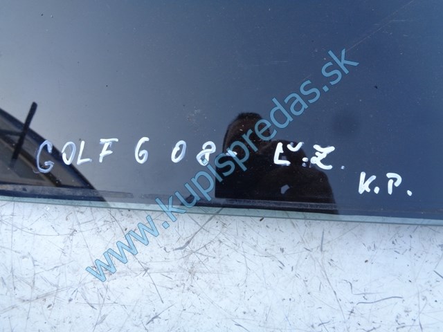 ľavé zadné sklo do dverí na vw volkswagen golf VI HB