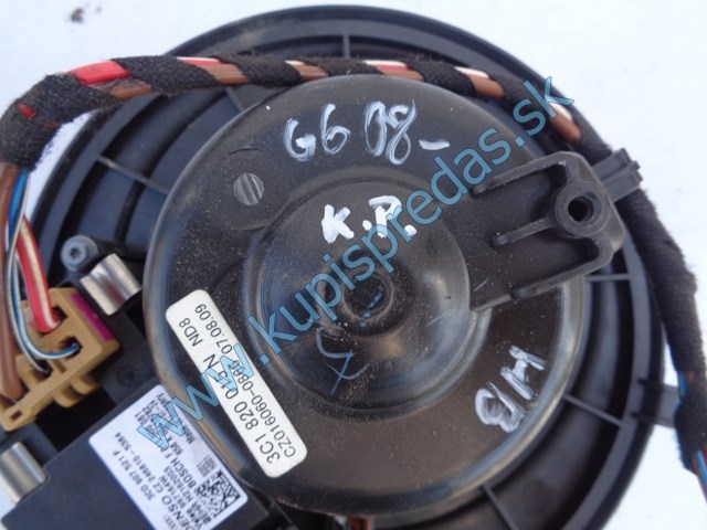 ventilátor kúrenia na vw volkswagen golf VI, 3C1820015N