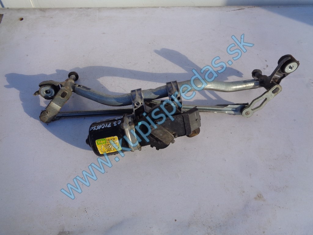 predný mechanizmus stieračov na citroen c3 picasso, 9681793280