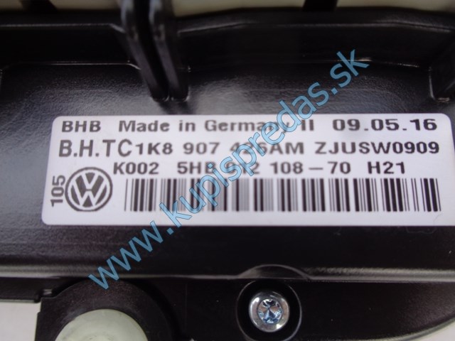 panel klimatizácie na vw volkswagen caddy, 1k8907426AM