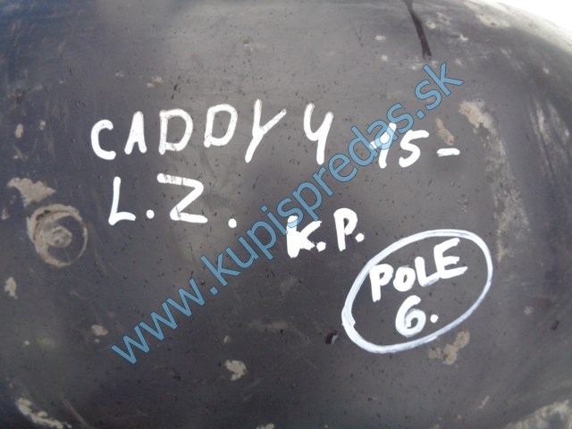 ľavý zadný podblatník na vw volkswagen caddy IV, 