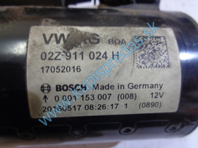 štartér na vw volkswagen caddy , 2,0tdi, 027911024H