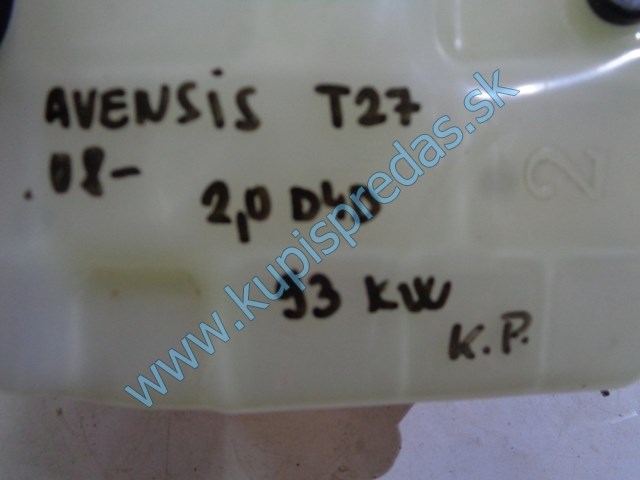 vyrovnávacia nádobka na toyotu avensis 2,0D4D 93kw, T27