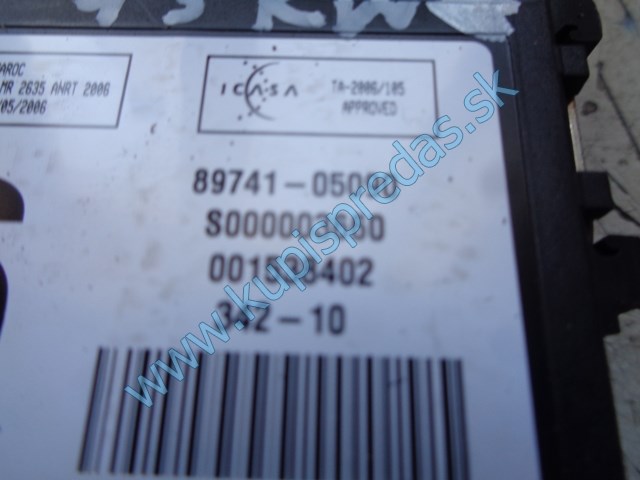 riadiaca jednotka na toyotu avensis T27, 89741-05090