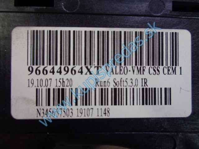 združený prepínač na citroen c4 picasso, 96591774XT