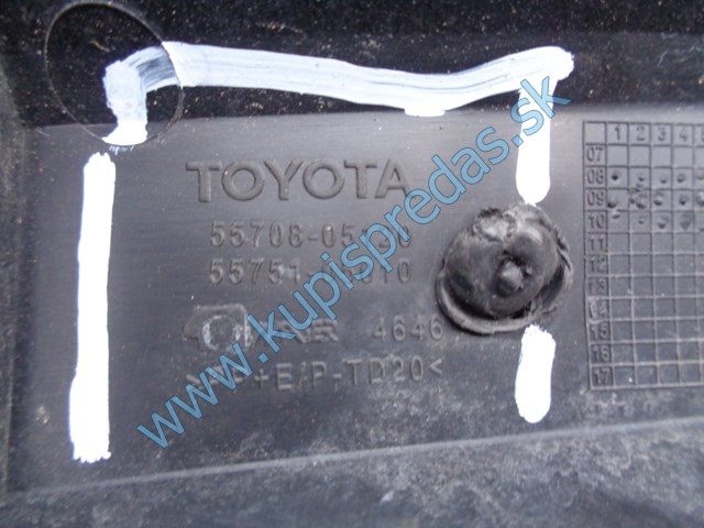 torpédo na toyotu avensis t27, pravá časť, 55708-05120