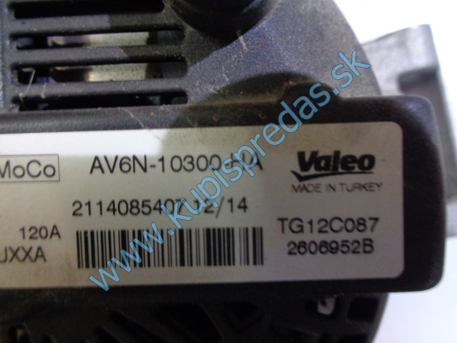 alternátor na ford fiestu  mk7, 1,25, AV6N-10300-HA