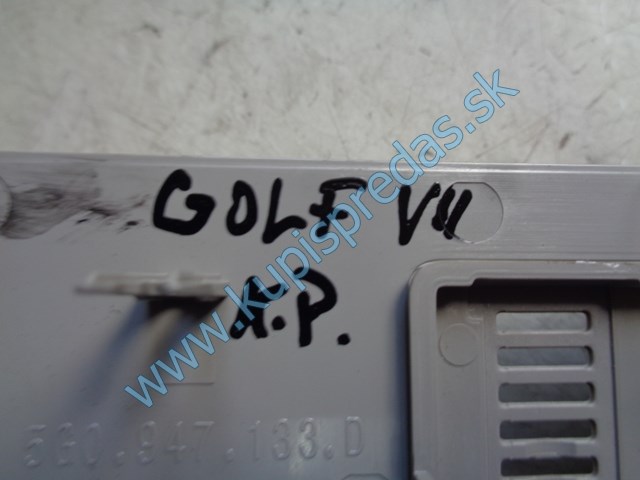 vnútorné osvetlenie na vw volkswagen golf VII, 5G0947133e