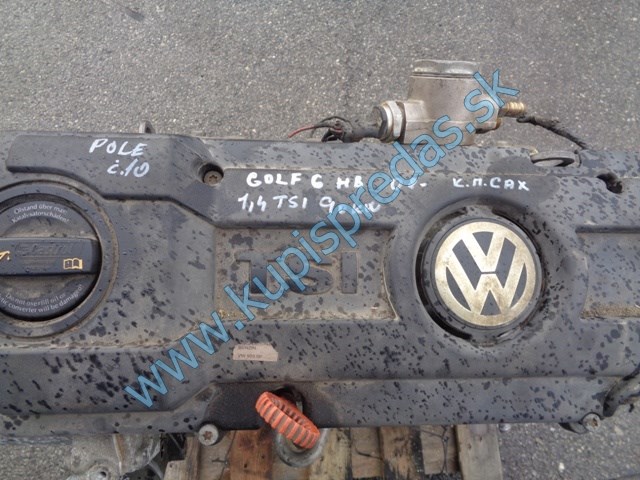 motor na vw volkswagen golf VI, 1,4tsi, CAX