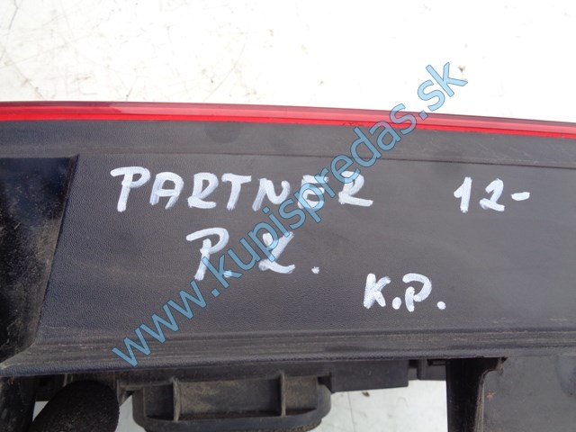 pravé zadné svetlo na peugeot partner III, 9680545180