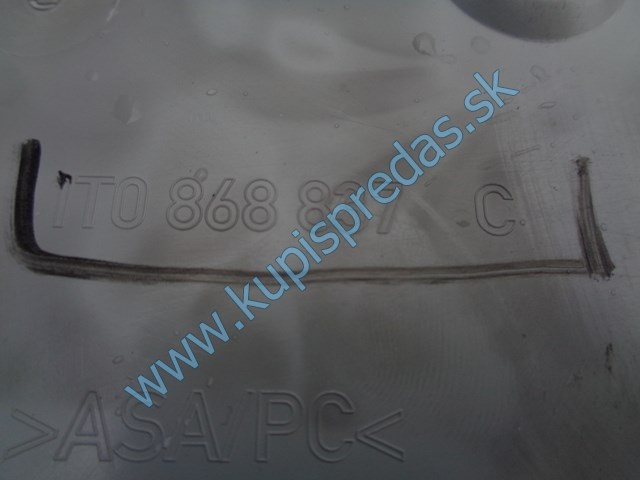 stropný kastlík na vw volkswagen touran, 1T0868837C