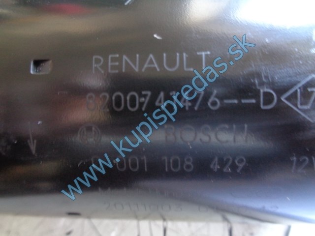 štartér na renault scénic III, 1,9dci, 8200741476