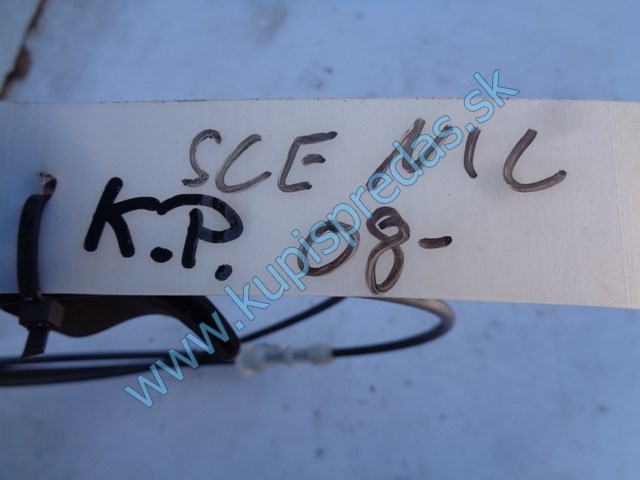 páčka na otváranie prednej kapoty na renault scénic III, 