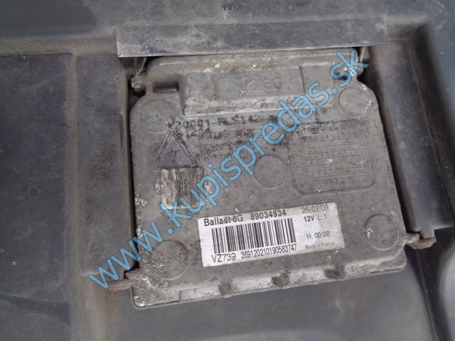 pravý predný xenón na renault scénic III, 89902929