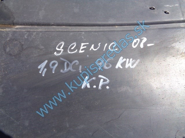 spodný kryt motora na renalt scénic III, 758900007R