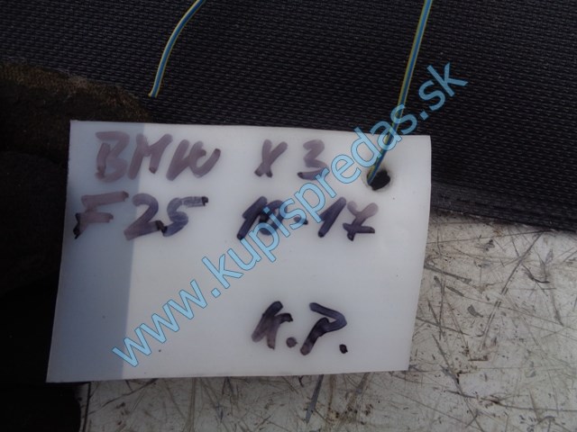 zadná roleta na bmw X3, F25, 