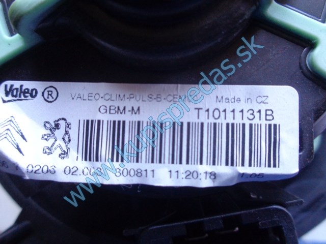 vnútorný ventilátor na citroen c4 B7, T1011131B