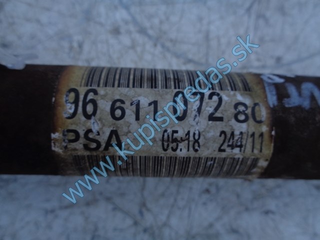 pravá predná poloos na citroen c4 1,6 16V, 9661107280