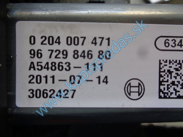 elektrická ručná brzda na citroen c4, B7, 9672984680
