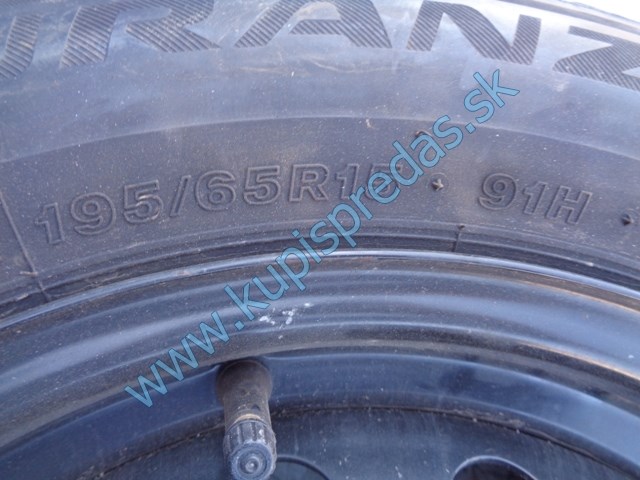 rezerva na fiat tipo II, 6Jx15 H2, 195/65 R15