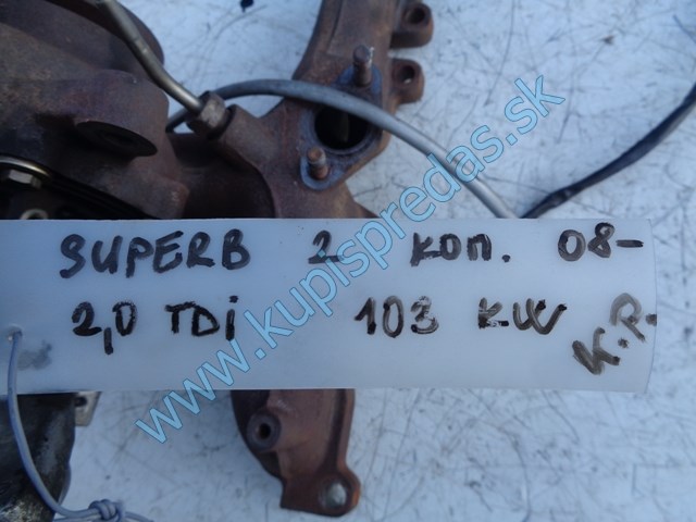 turbo na škodu duperb II 2,0tdi, 03L253056G