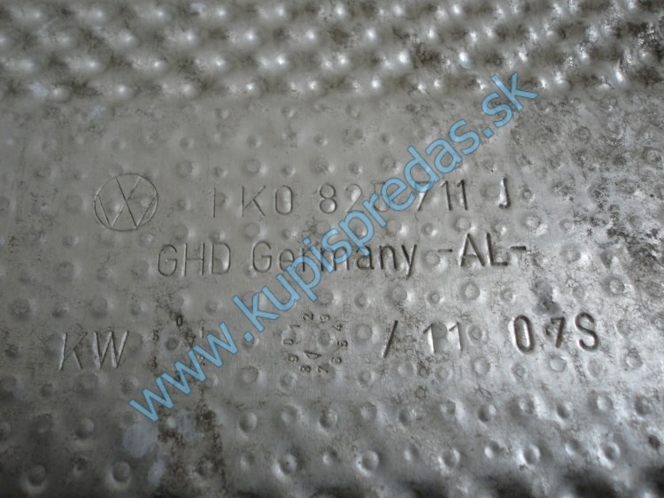 Tepelný štít tlmiča výfuku VW / Škoda / Seat  