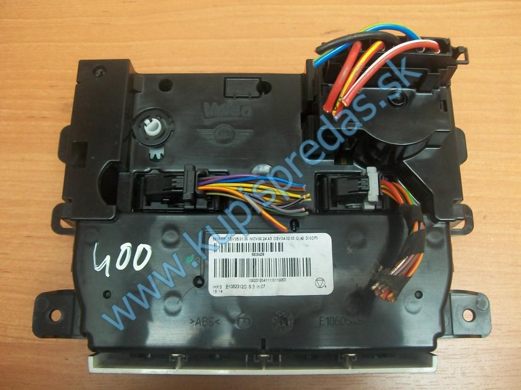 Ovládací panel klímy MINI COOPER ONE R55 R56 R57 R58 R59 R60  
