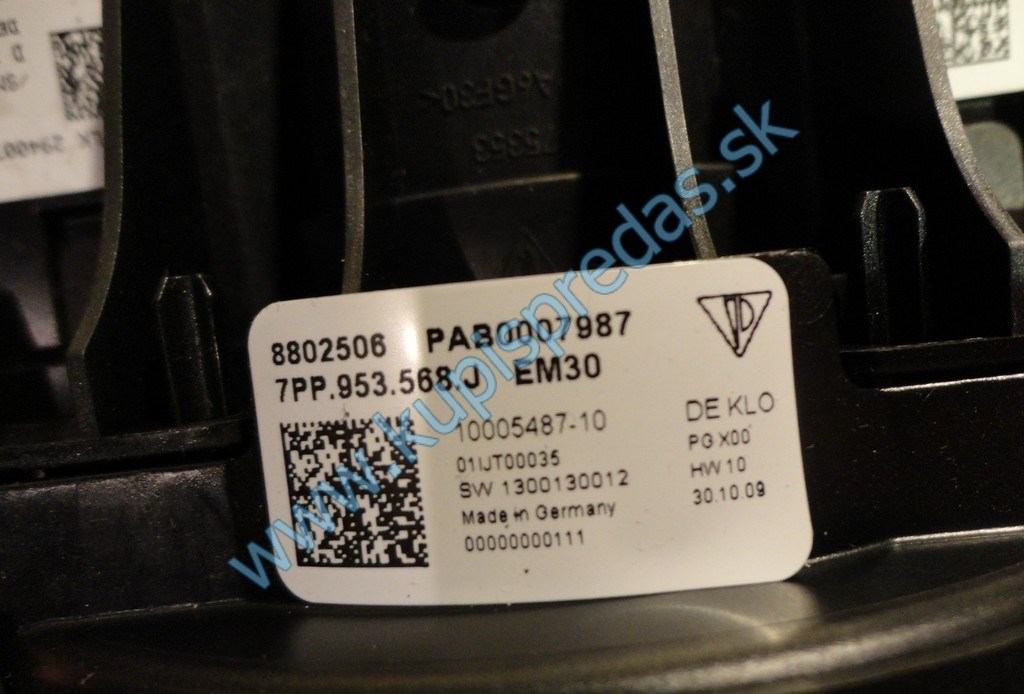 Ovládacie páčky pod volantom PORSCHE PANAMERA 7PP