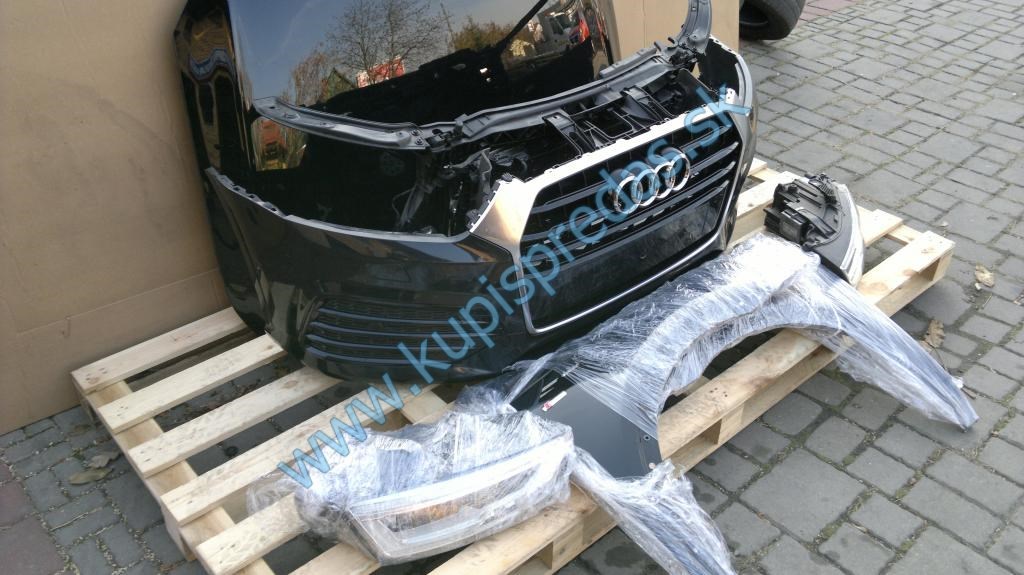 Predná kapota-čelo-blatníky-nárazník-svetlá AUDI Q3 8U S-LINE 2.0TDI