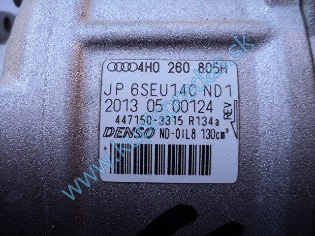 Čerpadlo klimatizácie AUDI A8 4H  
