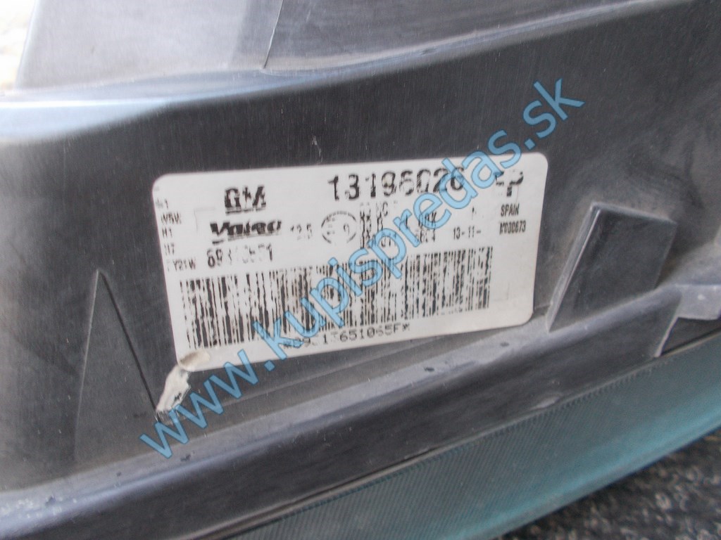 Predné ľavé svetlo OPEL MERIVA A