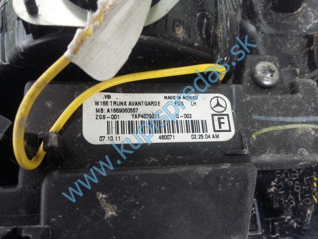Zadné ľavé LED svetlo MERCEDES ML W166