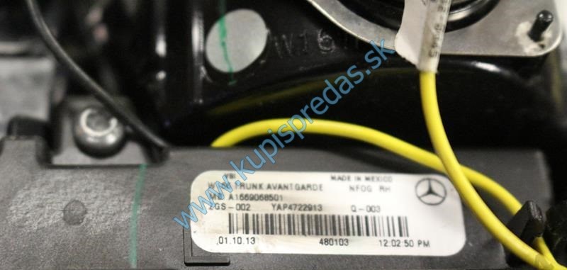 Zadné pravé LED svetlo Mercedes ML W166  