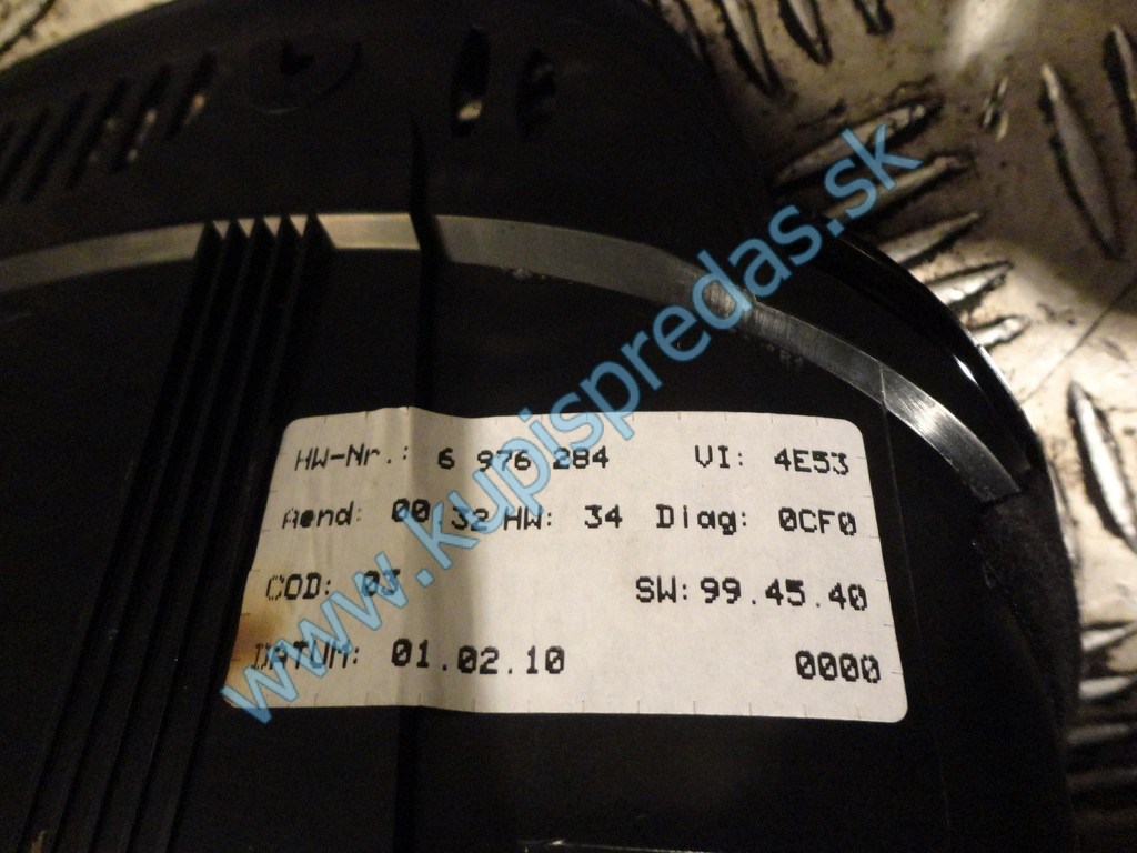 Prístrojový panel BMW X6 E72 ACTIVE HYBRID