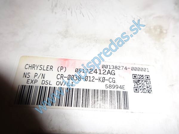 Prístrojový panel Jeep Cherokee 3.0 CRD
