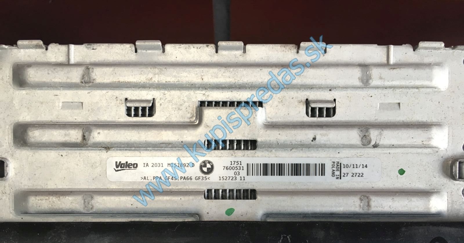 Intercooler BMW 1 M135i / BMW 2 M235i / BMW 3 335i / BMW 4 435i 