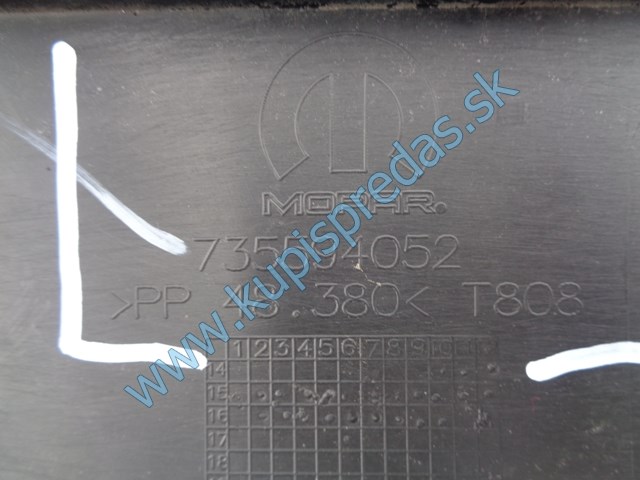 predný nárazník na fiat doblo lift, 735594052
