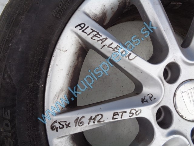 elektróny na seat leon III, 5P0601025J, 6,5x16 H2, ET50
